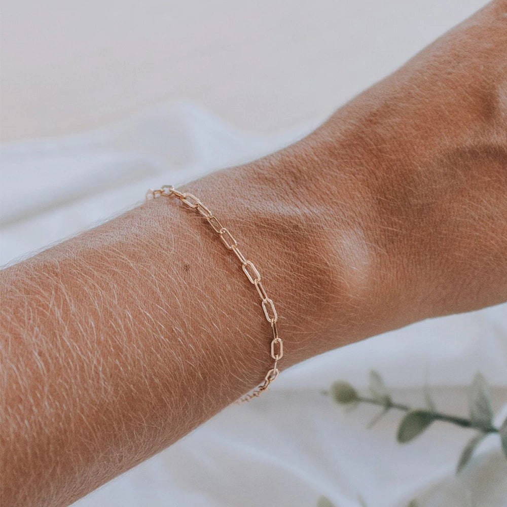 Emanco Not Dark 316 Stainless Steel Bracelet for Women Minimalist Chain Bracelet Women Stainless Steel Jewelry